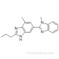 2-n-propyl-4-méthyl-6- (1-méthylbenzimidazole-2-yl) benzimidazole CAS 152628-02-9